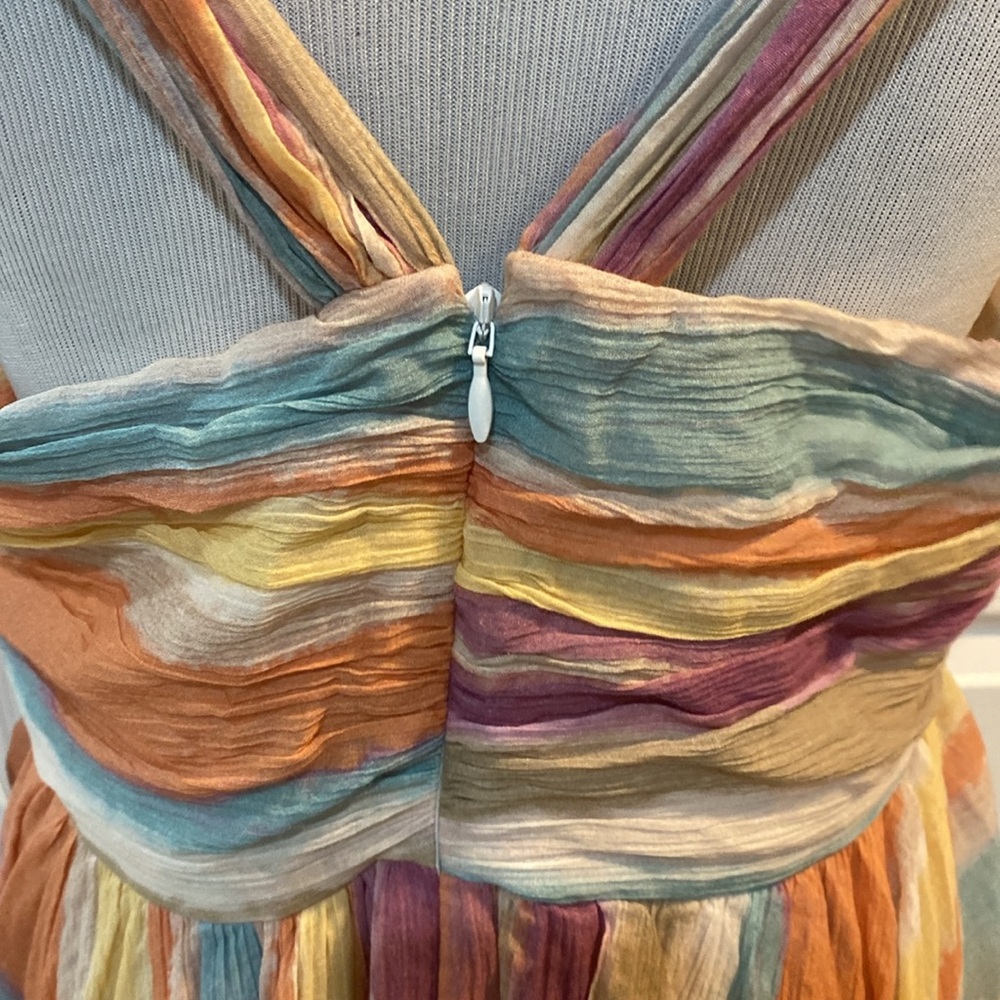 Free People Pastel Multicolor Striped Maxi Dress - Picture 6 of 6